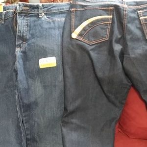 Two pairs of new jeans